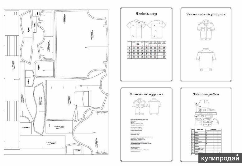 Конфекционная карта швейного изделия