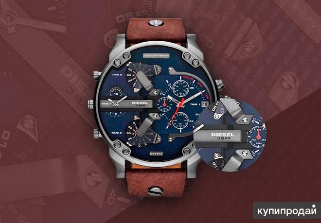 Элитные мужские часы Diesel brave со скидкой 72%