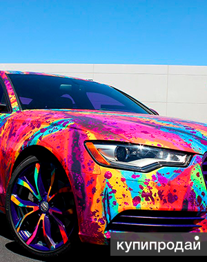 Print auto. Принты на машину. Разноцветные плёнки на автомобиль. Print auto. Машина с принтом.