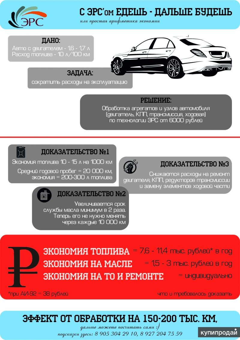 Обработка агрегатов автомобиля по технологии ЭРС в Самаре