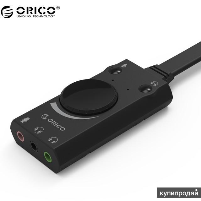 ORICO SC1-BK Внешняя USB звуковая карта