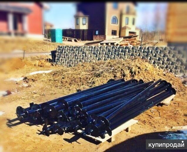 Винтовые сваи. Свайно-винтовой фундамент под ключ