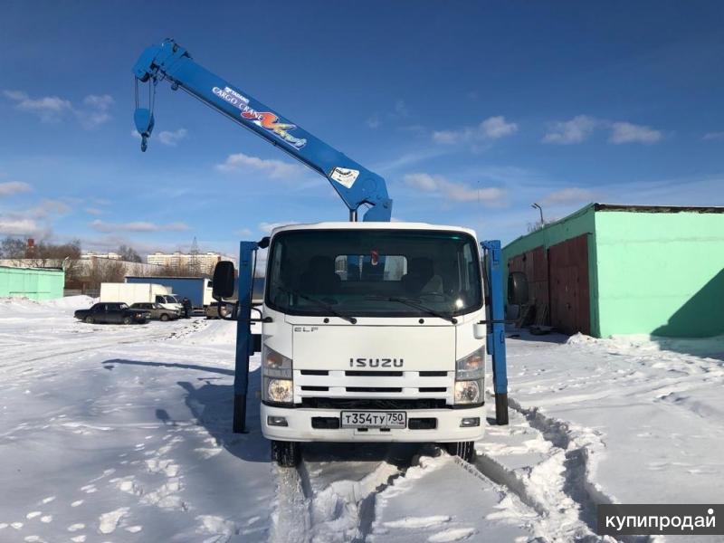 Isuzu Elf 7 тонн Манипулятор эвакуатор