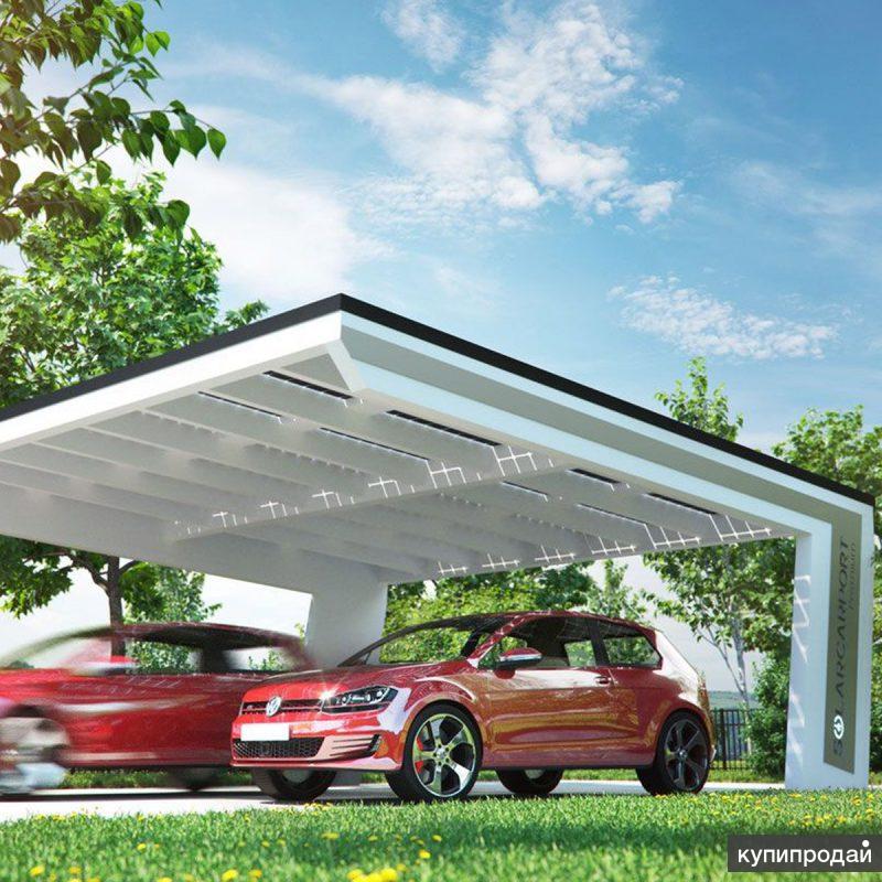 Carport aus Metall