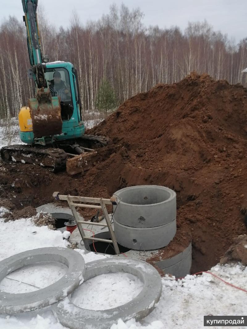 Выгребная яма. Монтаж септика. в Нижнем Новгороде