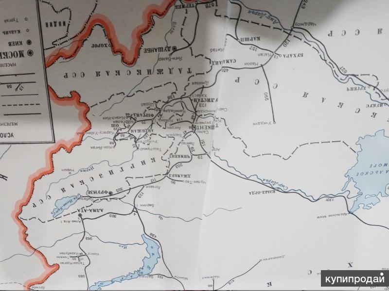 Карта 1966 года