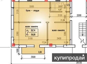 С большой кухней