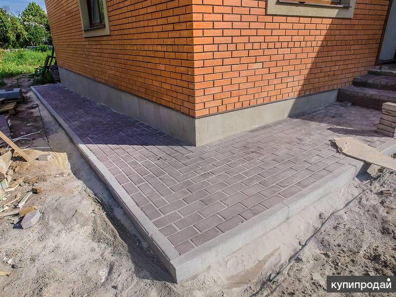 Услуги по укладке тротуарной плитки в Красногорском районе: Нахабино, Путилково