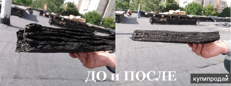 Ремонт мягкой кровли "методом спекания"