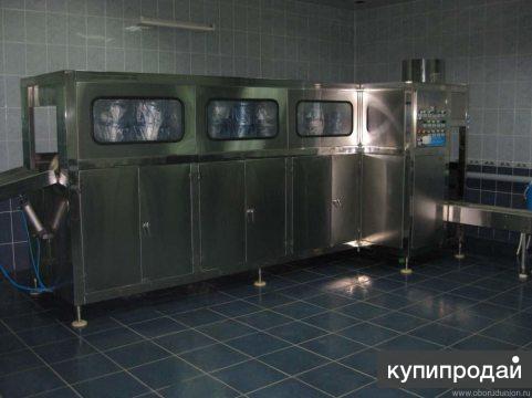 Линия розлива воды в 19 литровые бутыли, 240 б/час