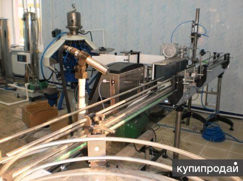 Линия розлива газ.воды и напитков ПЭТ-тару, 600 б/час