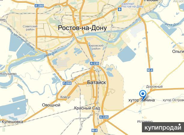 Карта ростов батайск. Ростов на Дону Хутор Ленина.