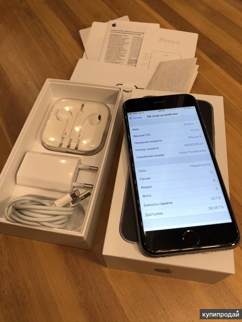 iPhone 6 Touch ID 32 Gb РСТ в Ярославле