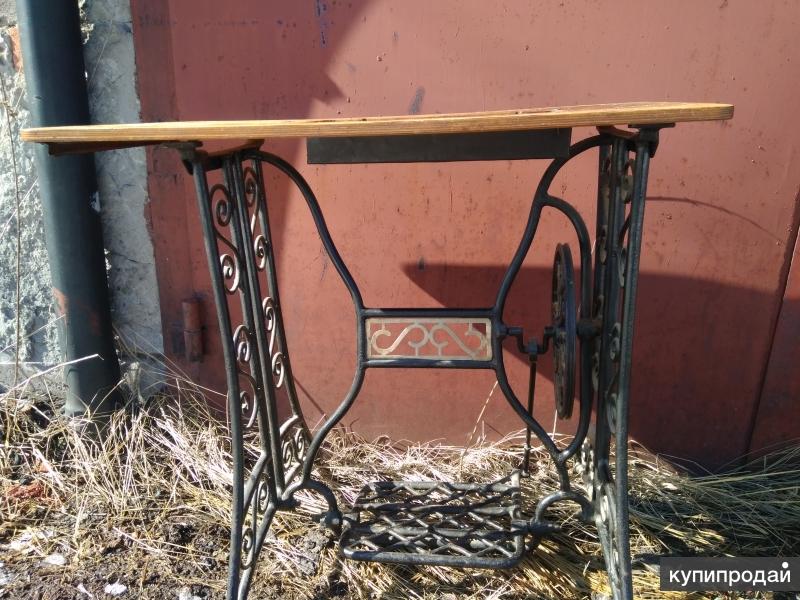 Стол на станине от швейной машины