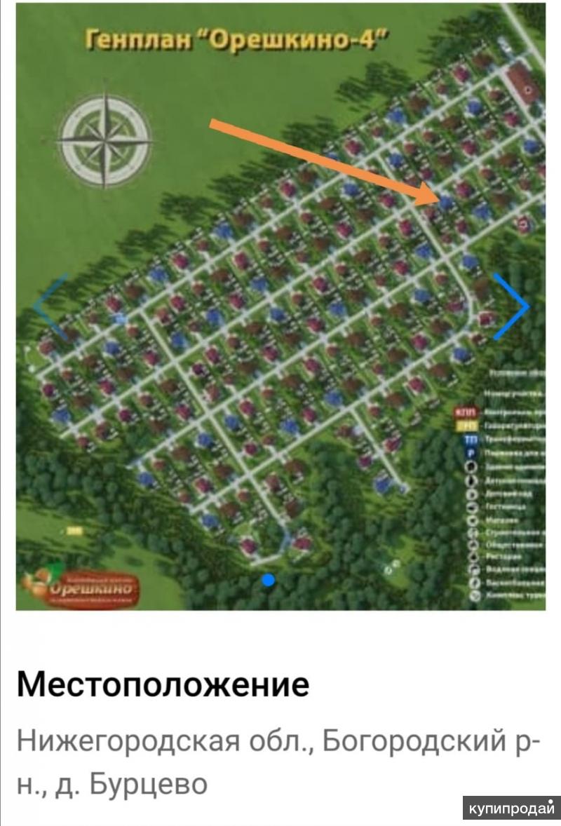 Карта бурцево нижегородская область