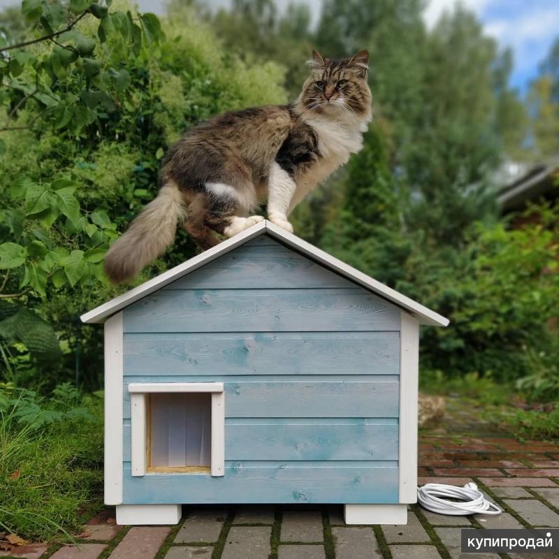 Теплый домик для кошки на улице (78 фото) » НА ДАЧЕ ФОТО