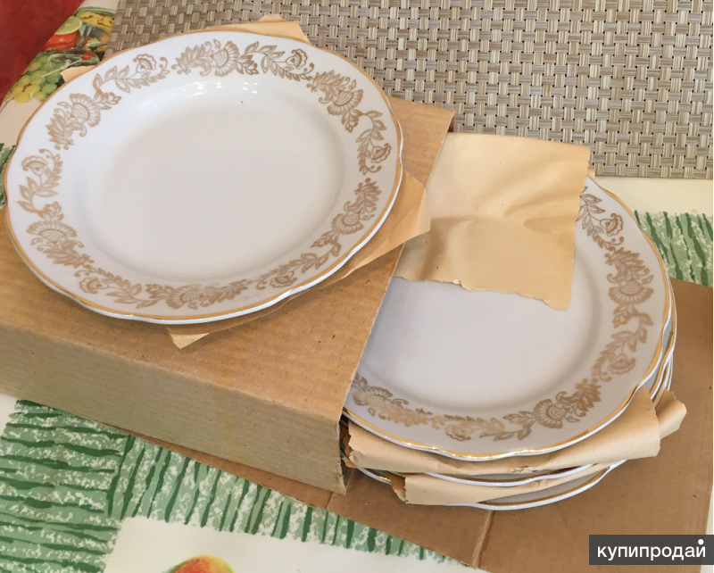 Советский винтаж: сервиз Коростенского фарфорового завода, 18 предметов ...