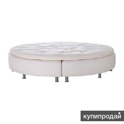 Круглая кровать икеа в интерьере