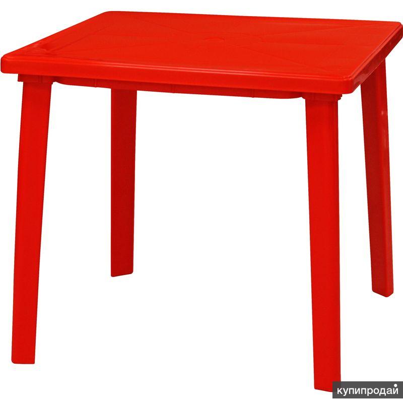 Red table. Стол квадратный (800х800х710) мм. Стол красный. Стол красного цвета. Детский стол красный.