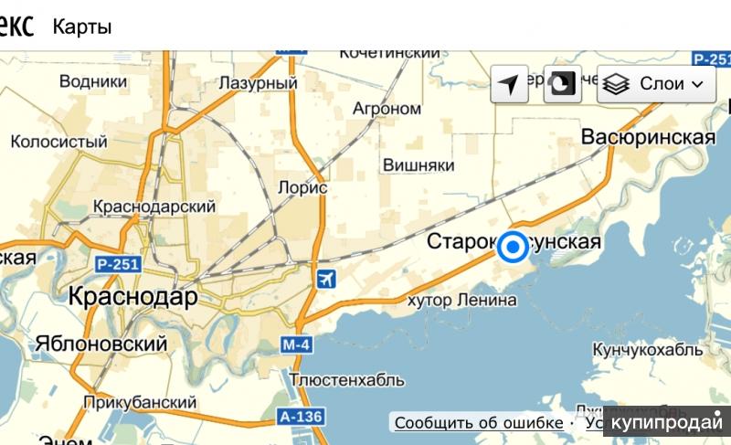 Старокорсунская станица карта