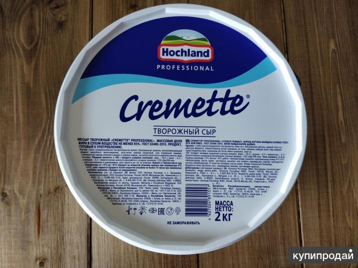Сливочный сыр для торта купить. Сыр творожный Hochland Cremette professional 65% 2кг. Творожный сыр Хохланд кремчиз. Cremette 800. Сыр Хохланд сливочный кремчиз.