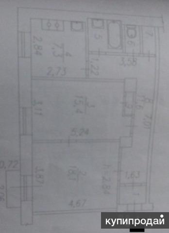 2-к квартира, 60 м2, 3/5 эт.