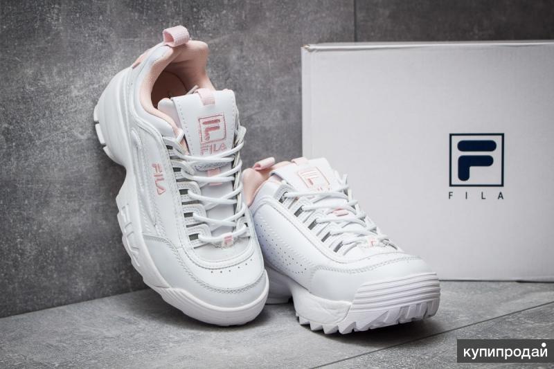 Fila кроссовки женские белые