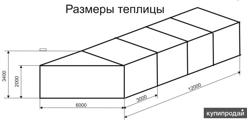 Теплица антрацит чертежи