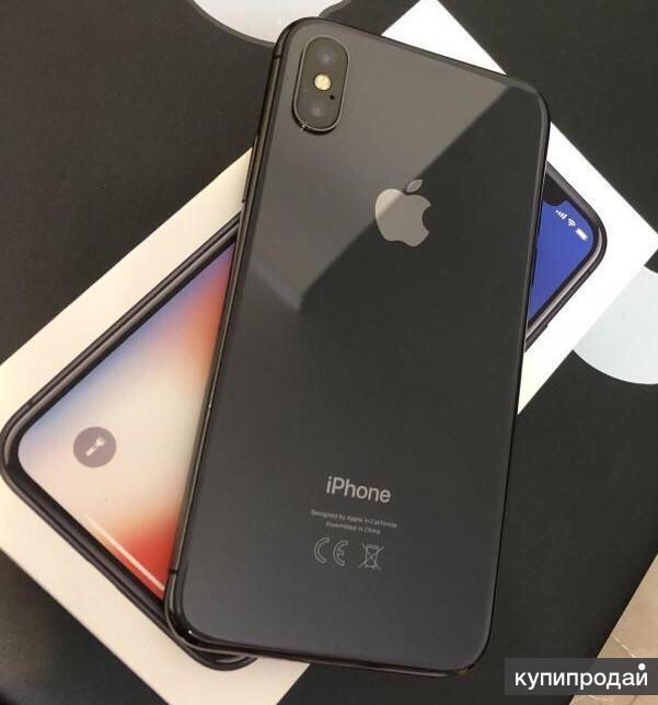 Iphone x black фото