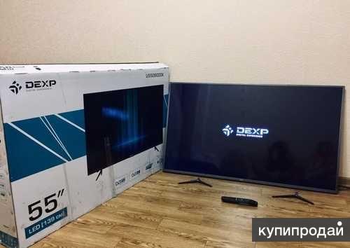 Телевизор 140 см. DEXP 55 4k смарт телевизор. Led DEXP u55e9100q. DEXP 55 9100q. DEXP телевизор 140 см.