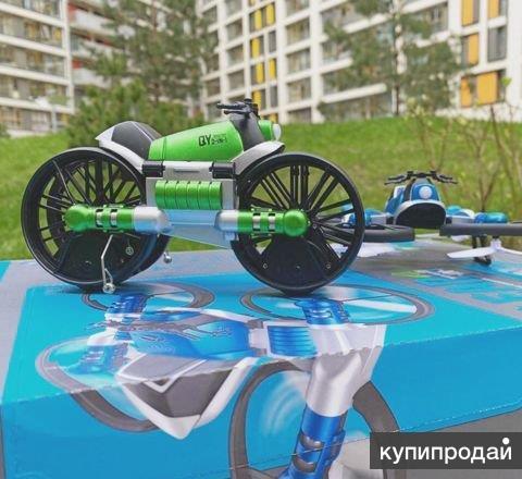 Fly Drive мотоцикл квадрокоптер 2в1