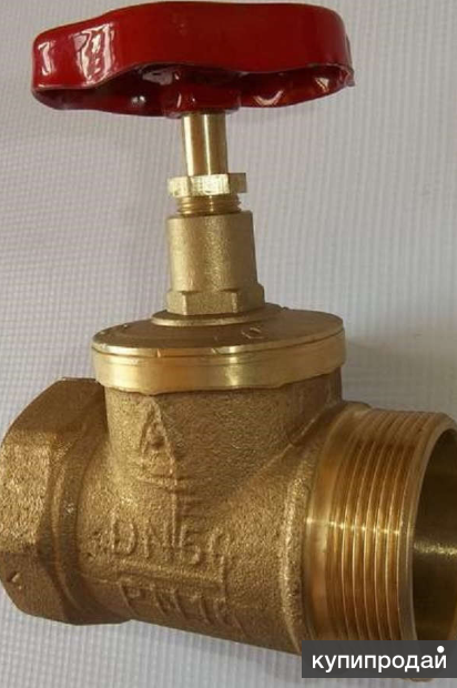 >Клапан пожарный латунный прямоточный КПЛП Ду-65 в Санкт-Петербурге