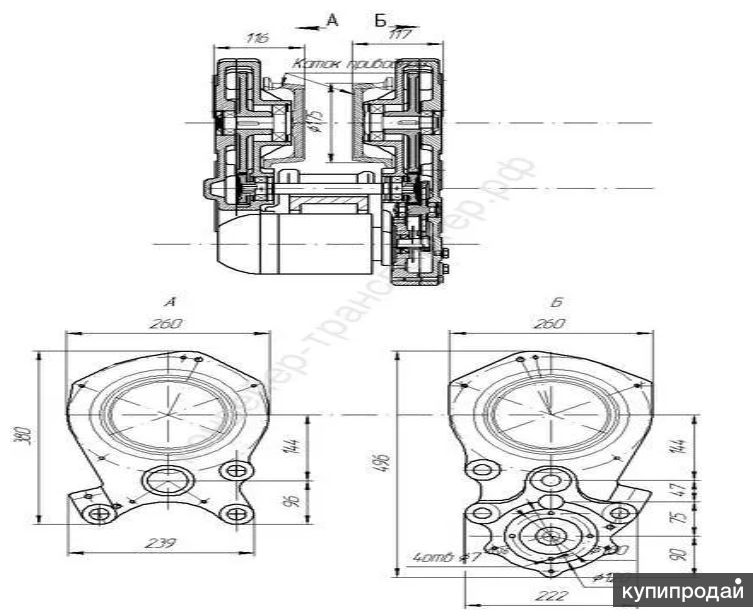 Рвц 320 редуктор чертеж