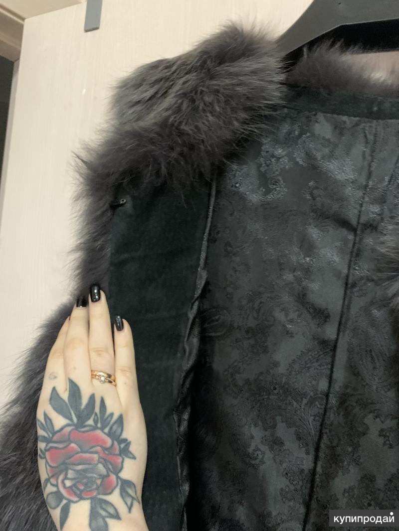 Меховая жилетка из песца в Москве