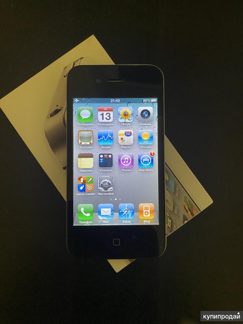 iPhone 4 32gb iOS 4.3.3 в Санкт-Петербурге