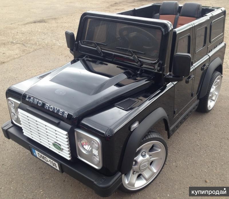 Электромобиль Land Rover Defender детский