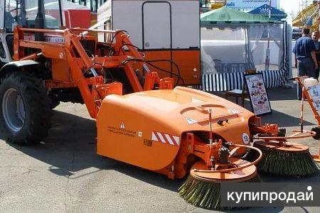 Щетка с бункером дорожная БелДТ-8002