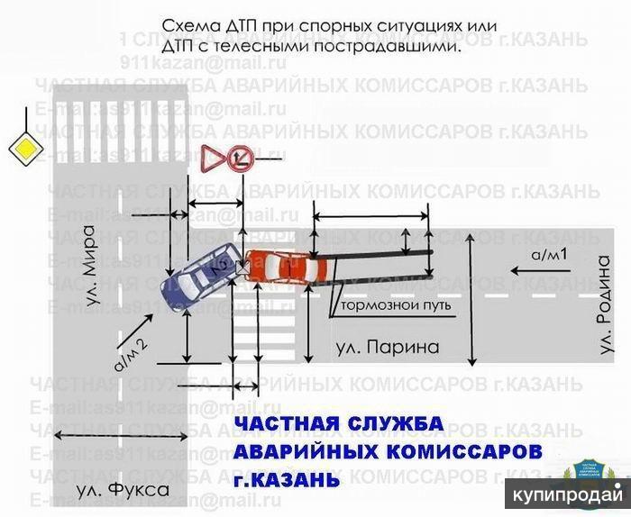 Схема при дтп образец