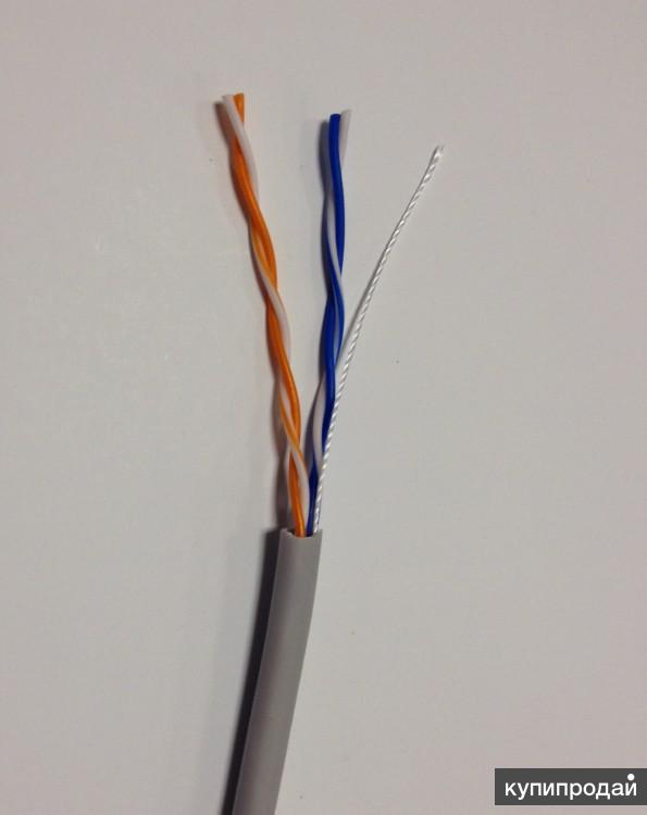 Кабель сетевой витая пара UTP 24AWG 4пары CAT5e 305м внешний CCA