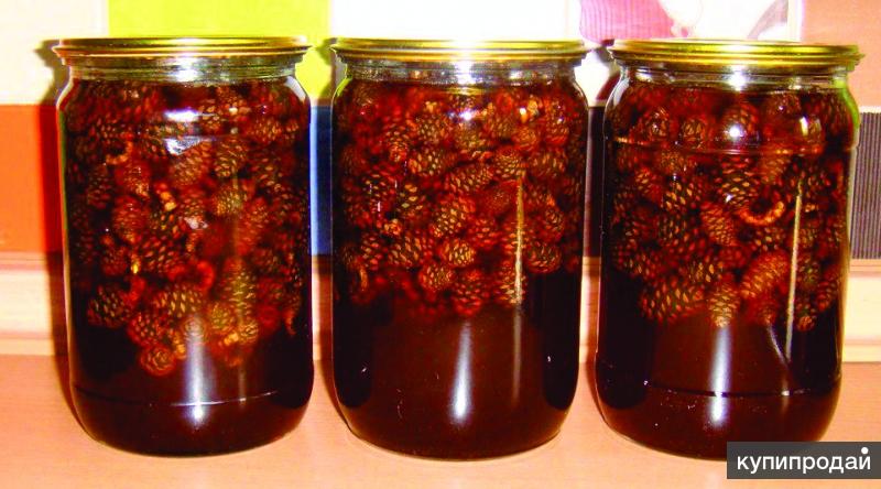 Варенье из мелкой сосновой шишки