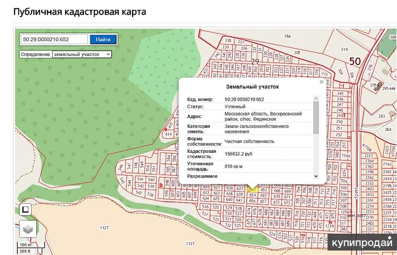 Кадастровая карта снт на опушке московская область