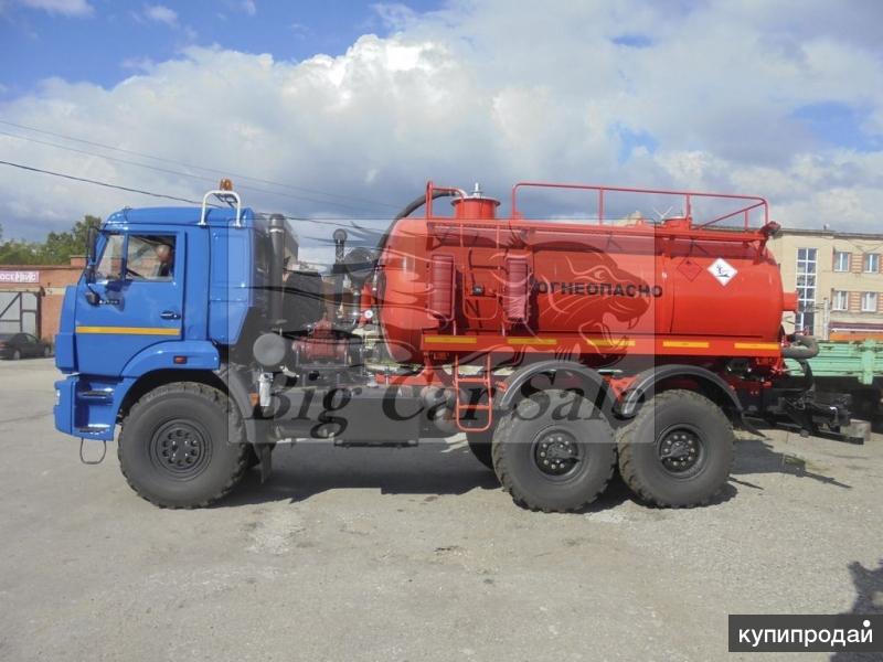 Вакуумная автоцистерна АКН-10 на шасси КАМАЗ 43118