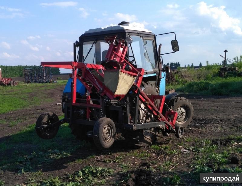 Комбайн для уборки чеснока