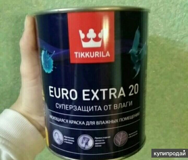 Краска euro extra. Краска Тиккурила евро 20. Euro Extra 20. Tikkurila Euro Extra 20 в интерьере. Tikkurila Euro Power 7.