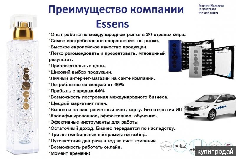 Бизнес проект примеры парфюм
