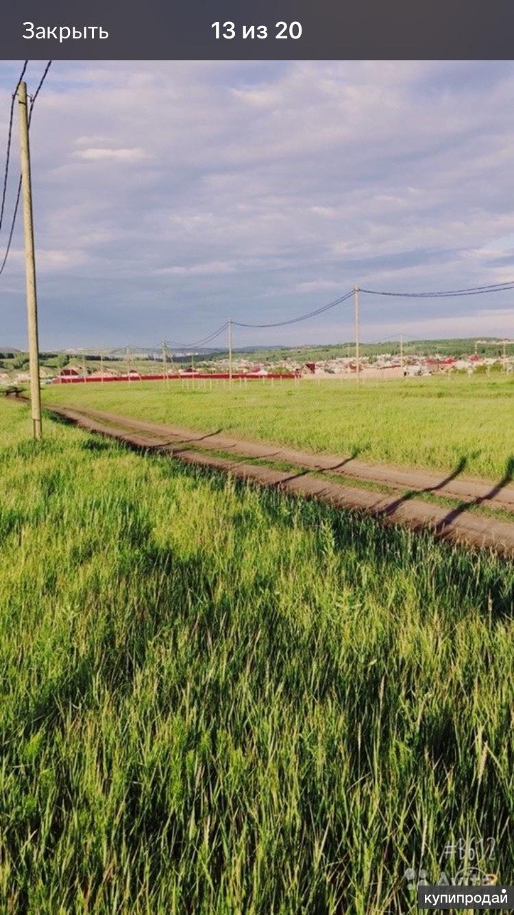 18 соток в д.Бугачево/ИЖС/свет, адрес, забор,подъезд, вода, до Красноярска  5 мин в Красноярске