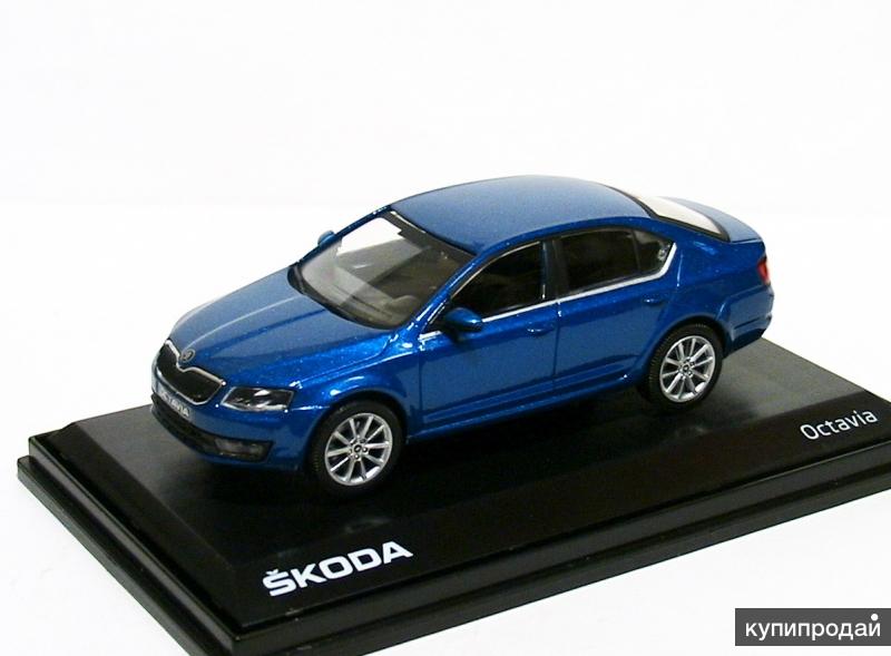 Skoda Octavia A7 Abrex 1/43 Шкода Октавия 2013 ярко-синяя / RaceBlue 1:43