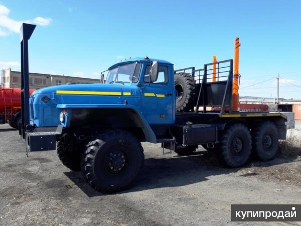 Лесовоз Урал 4320 ГМ роспуск прицеп