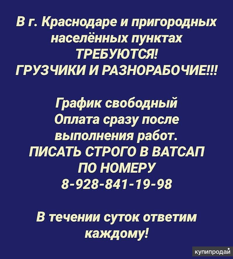 Вакансии краснодар