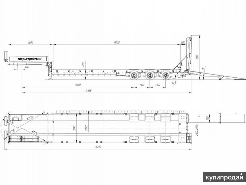 Полуприцеп 99393 схема
